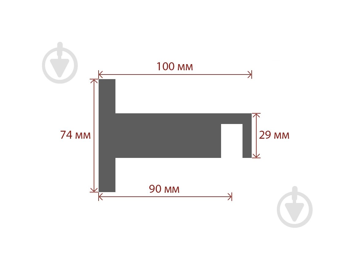 Комплект карниза Quadrum Square line одинарный 9/300 см белый/черный профиль/белое окончание с черными крючками - фото 5 Комплект карниза Quadrum Square line одинарный 9/300 см белый/черный профиль/белое окончание с черными крючками - фото 5