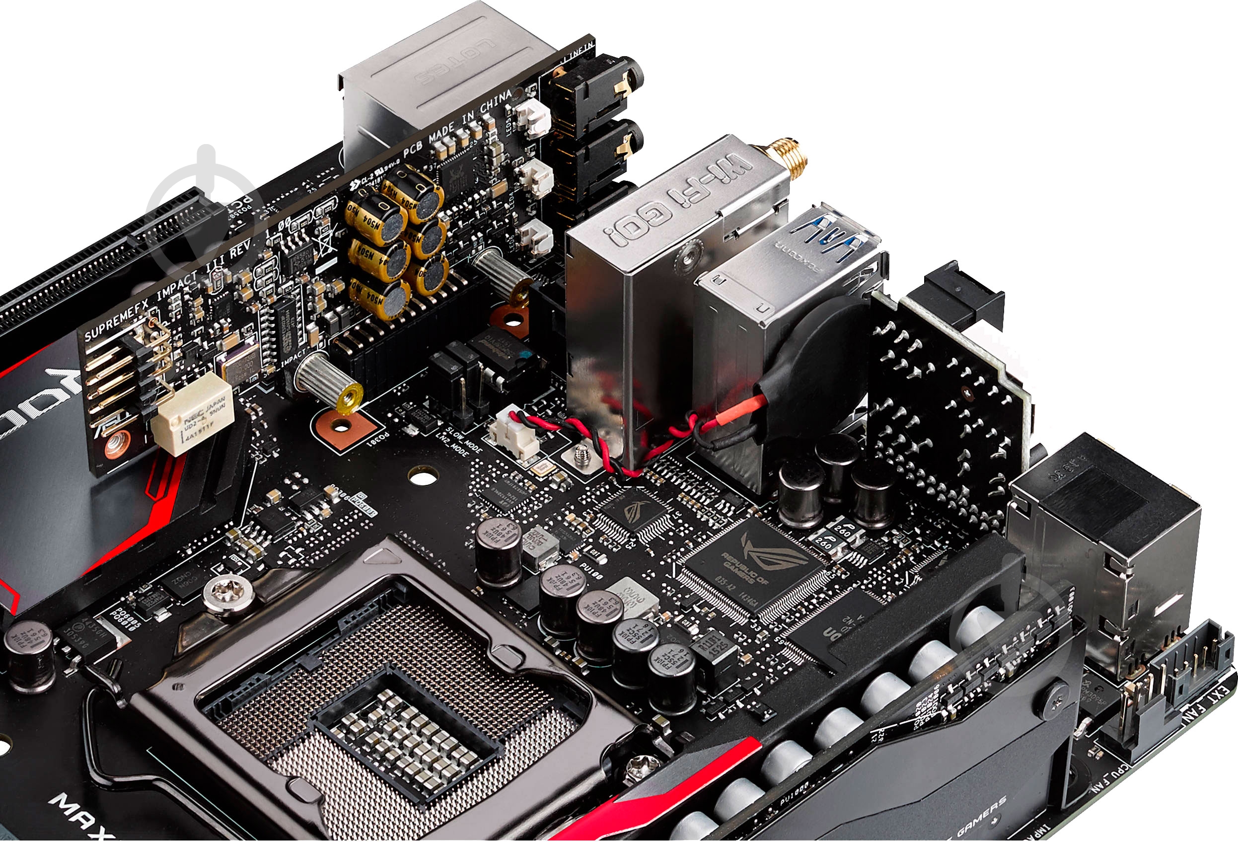 Материнская плата Asus MAXIMUS_VIII_IMPACT (Socket 1151, Intel Z170, mini ITX) - фото 13 Материнская плата Asus MAXIMUS_VIII_IMPACT (Socket 1151, Intel Z170, mini ITX) - фото 13