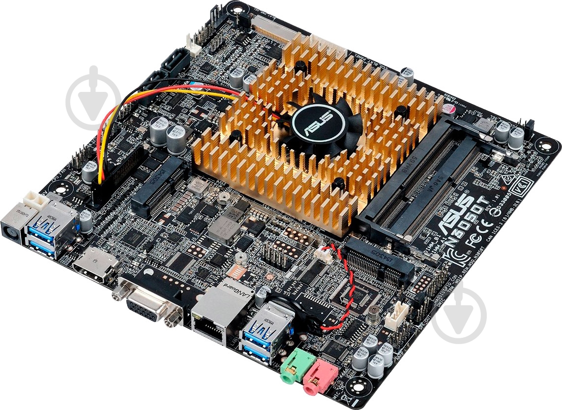 Материнская плата Asus N3050T (Integrated CPU, SoC, mini ITX) - фото 3
