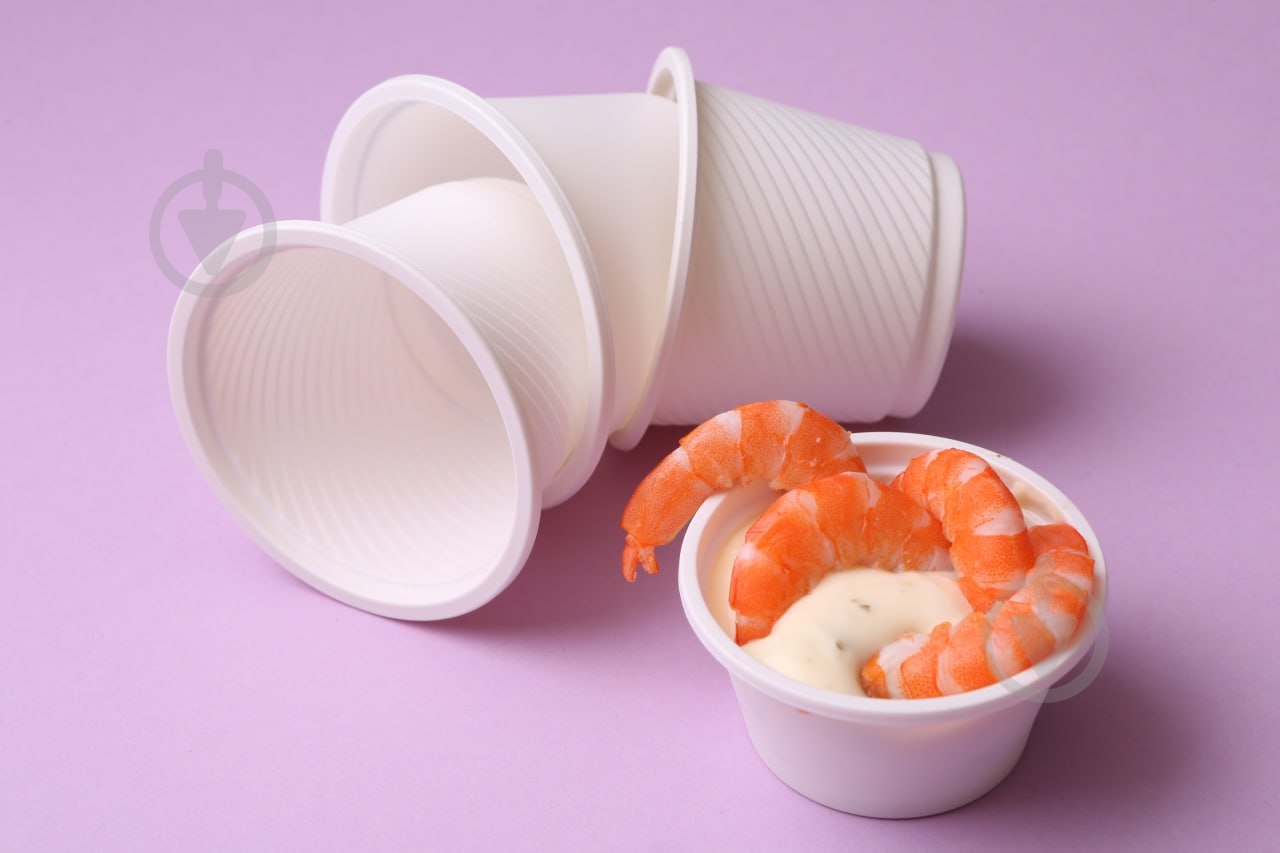 Соусник одноразовый из кукурузного крахмала Ecocorn 60 мл 50 шт. - фото 5 Соусник одноразовый из кукурузного крахмала Ecocorn 60 мл 50 шт. - фото 5