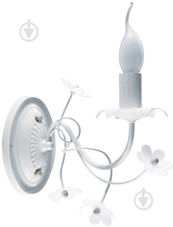 Бра LuminArte Anessi 1x60 Вт E14 белый Anessi-WL60E14*1WH - фото 1 Бра LuminArte Anessi 1x60 Вт E14 белый Anessi-WL60E14*1WH - фото 1