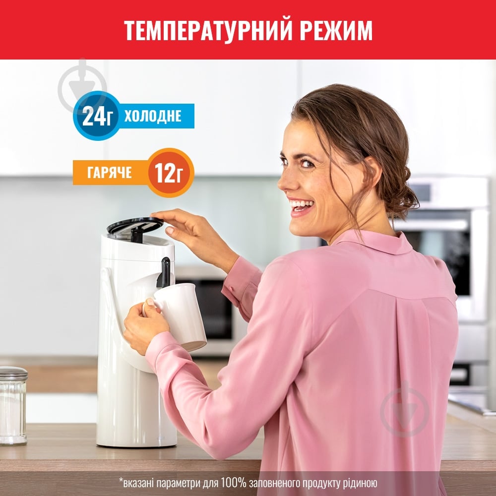 Термочайник Tefal PONZA PUMP 1.9 л K3140214 - фото 2 Термочайник Tefal PONZA PUMP 1.9 л K3140214 - фото 2