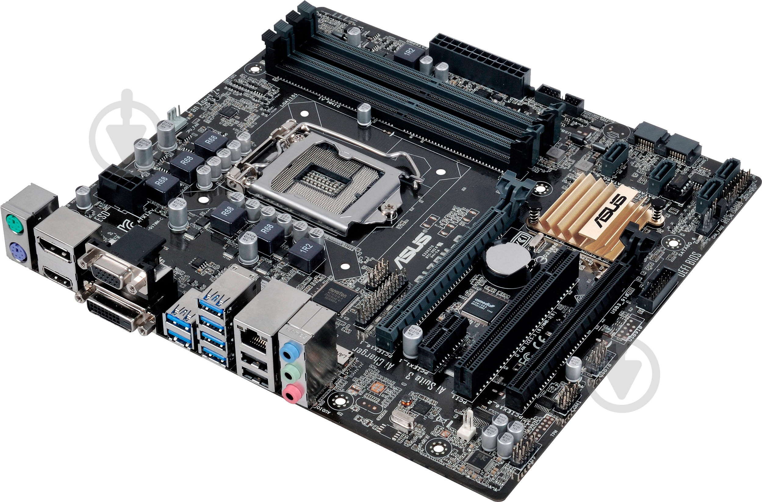 Материнська плата Asus Q170M-C (Socket 1151, Intel Q170, mirco ATX) - фото 3 Материнська плата Asus Q170M-C (Socket 1151, Intel Q170, mirco ATX) - фото 3