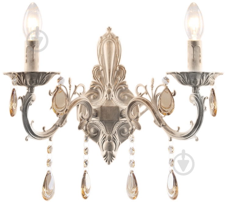 Бра LuminArte Rafaelo 2x60 Вт E14 золото Rafaelo-WL60E14*2GD - фото 1