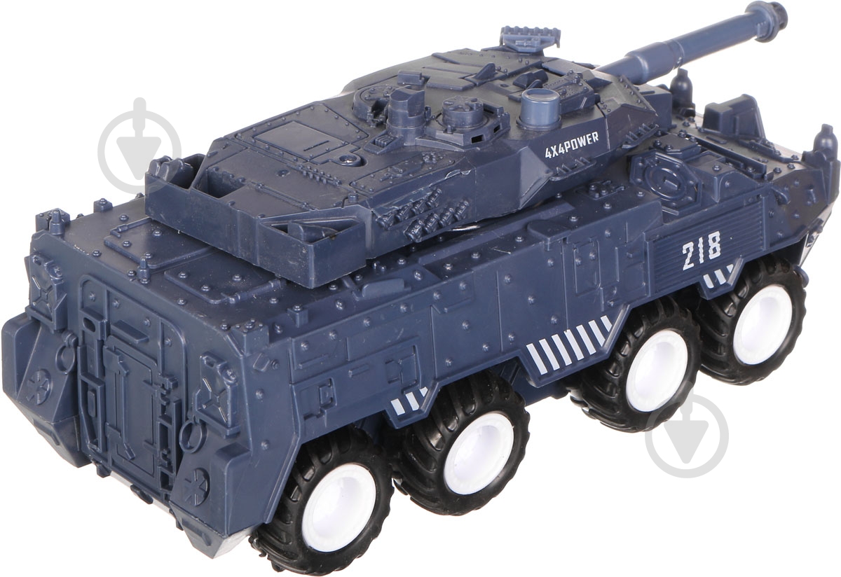 Игрушка Shantou Танк синий 1:28 F106976 - фото 5