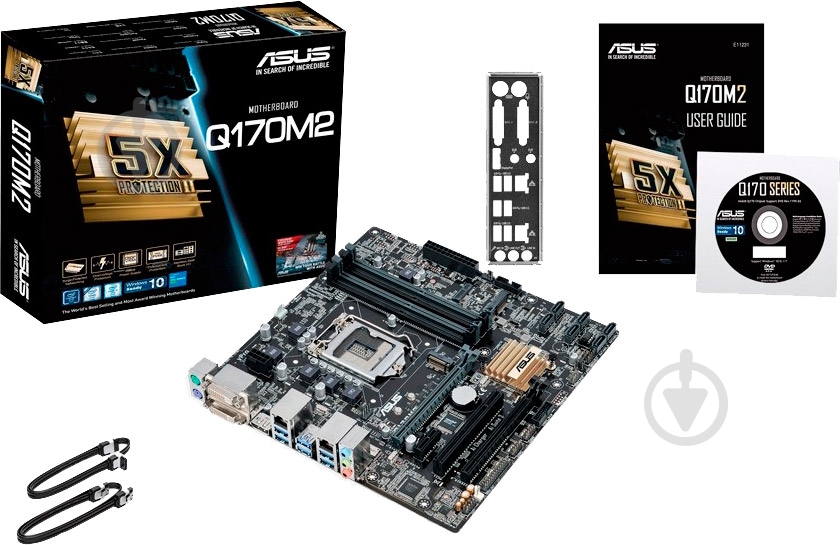 Материнская плата Asus Q170M2 (Socket 1151, Intel Q170, mirco ATX) - фото 5
