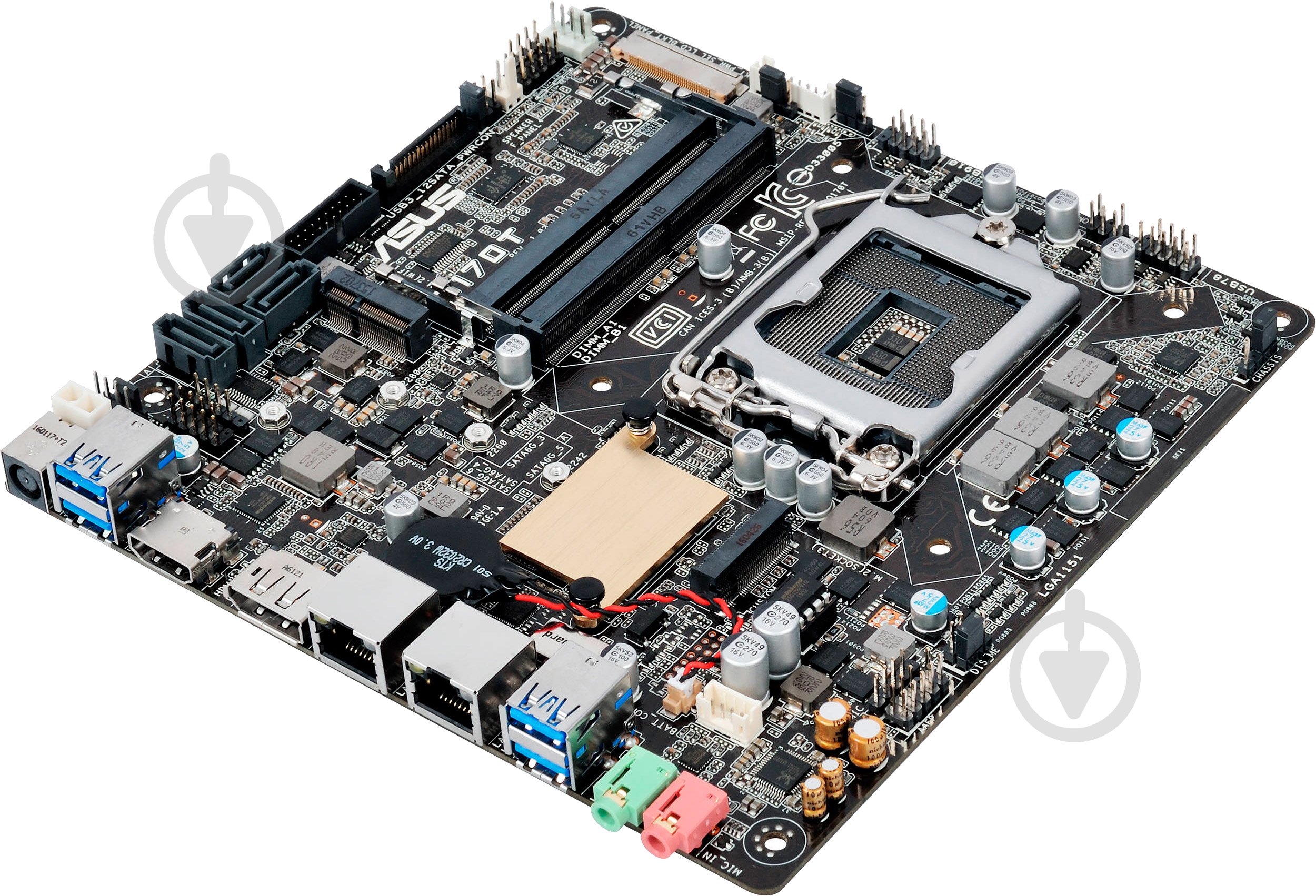 Материнская плата Asus Q170T (Socket 1151, Intel Q170, mini ITX) - фото 3