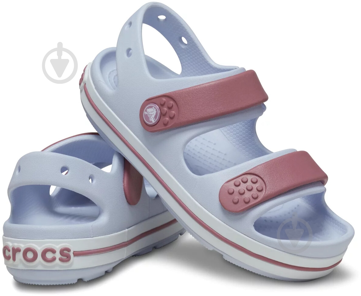 Сандалии Crocs Crocband Cruiser Sandal T Dr/Ca 209424-5AH р.23/24 разноцветный - фото 3