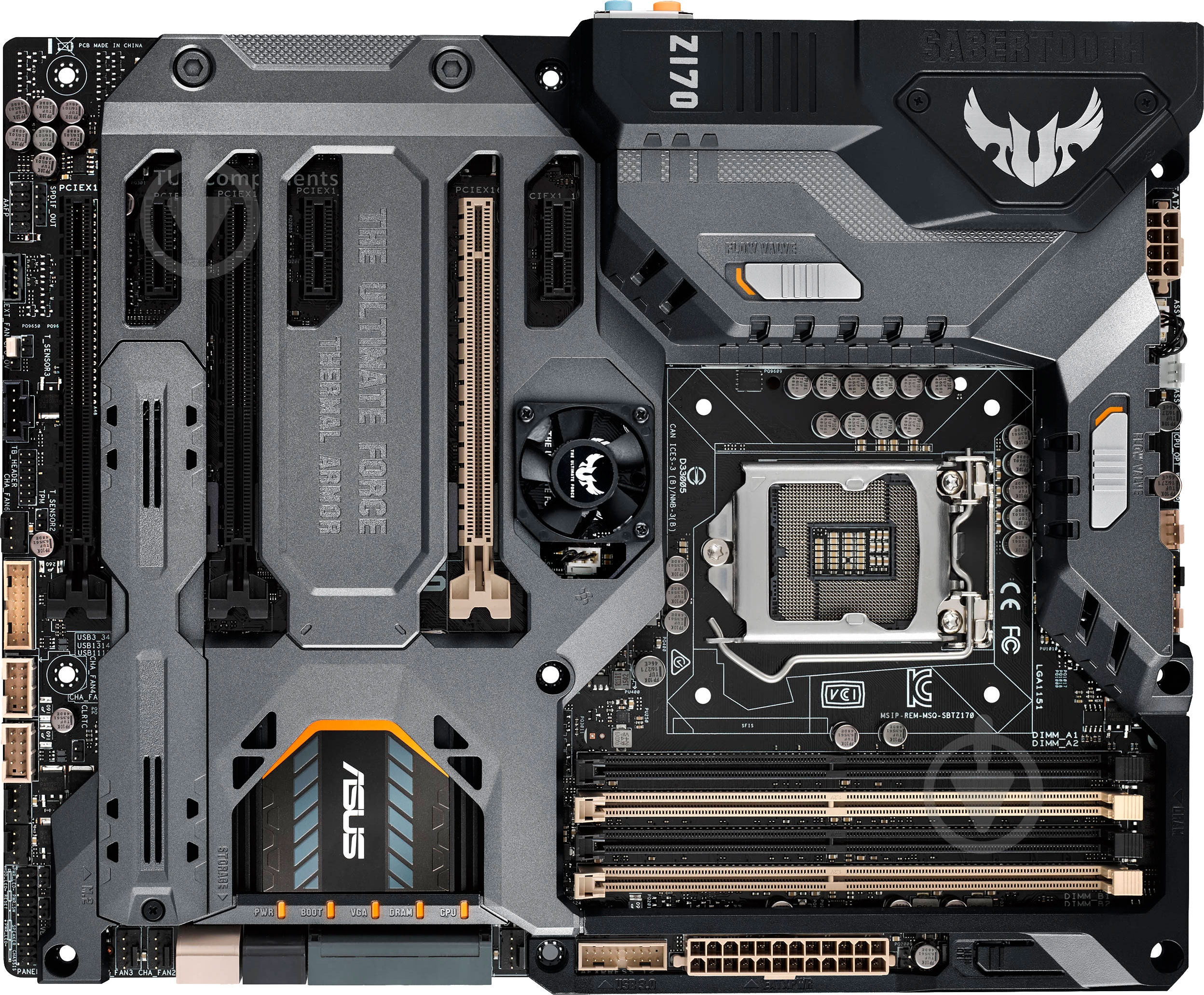 Материнская плата Asus SABERTOOTH_Z170_MARK1 (Socket 1151, Intel Z170, ATX) - фото 1