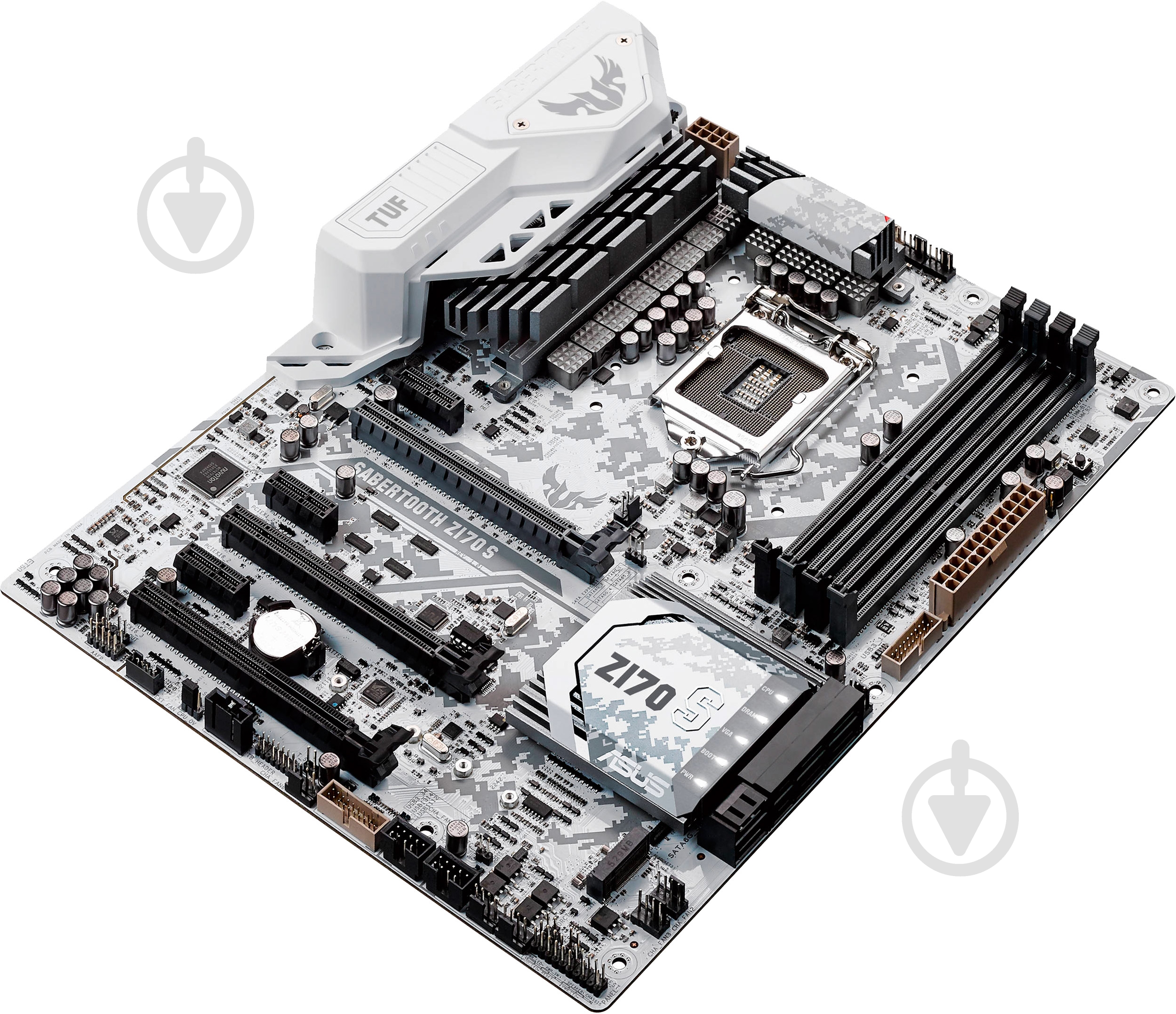 Материнская плата Asus SABERTOOTH_Z170S (Socket 1151, Intel Z170, ATX) - фото 5 Материнская плата Asus SABERTOOTH_Z170S (Socket 1151, Intel Z170, ATX) - фото 5