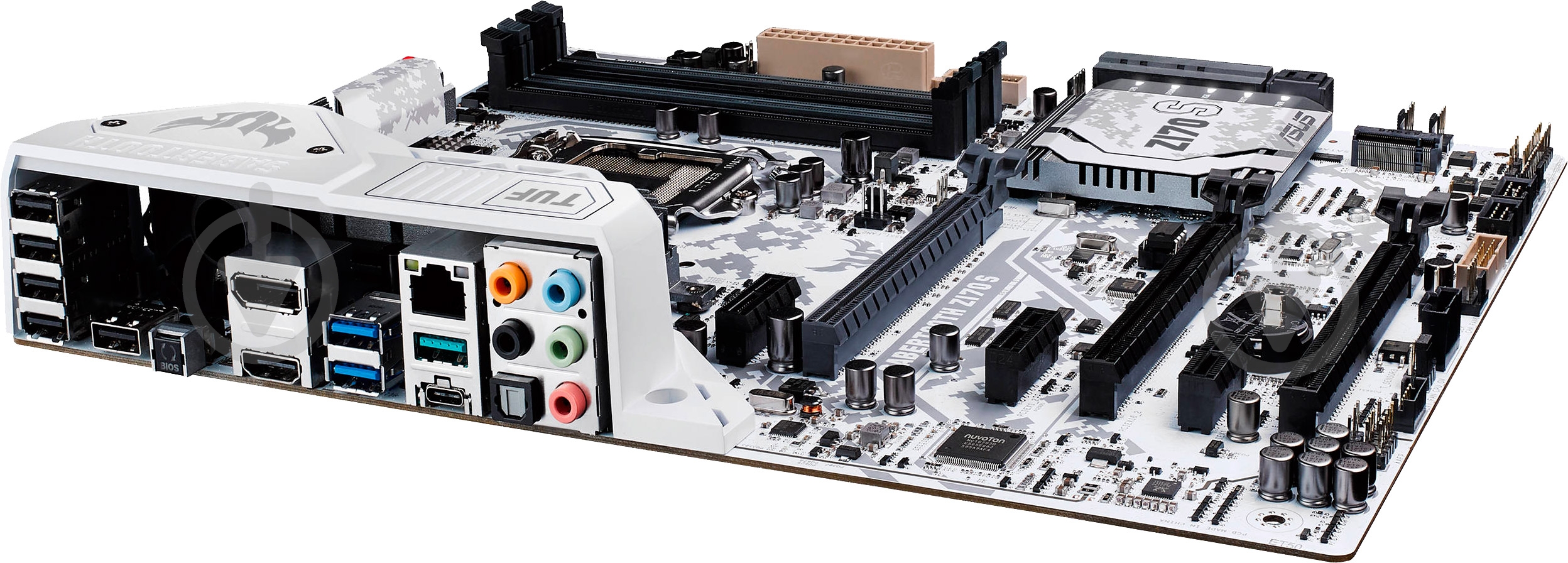 Материнская плата Asus SABERTOOTH_Z170S (Socket 1151, Intel Z170, ATX) - фото 6 Материнская плата Asus SABERTOOTH_Z170S (Socket 1151, Intel Z170, ATX) - фото 6