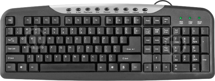Клавиатура Defender HM-830 (45830) black - фото 1 Клавиатура Defender HM-830 (45830) black - фото 1
