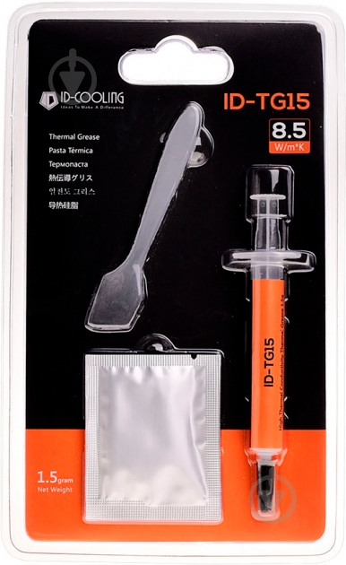 Термопаста ID-Cooling ID-TG15 1.5 г - фото 2 Термопаста ID-Cooling ID-TG15 1.5 г - фото 2