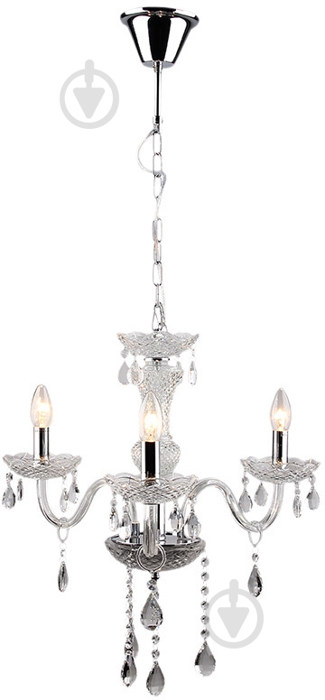Люстра подвесная LuminArte Christi 3x60 Вт E14 хром Christi-CL60E14*3CH - фото 1 Люстра подвесная LuminArte Christi 3x60 Вт E14 хром Christi-CL60E14*3CH - фото 1