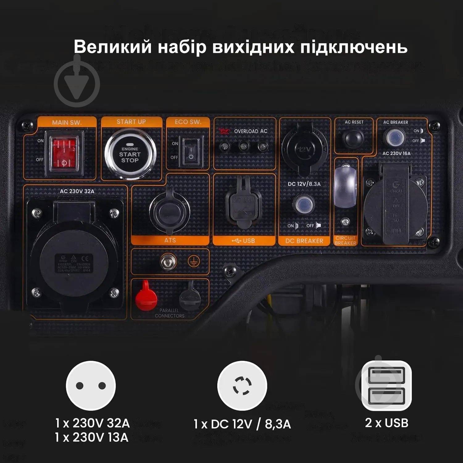 Генератор инверторный MaXpeedingRODS 5 кВт / 5,5 кВт MXR6000 - фото 8