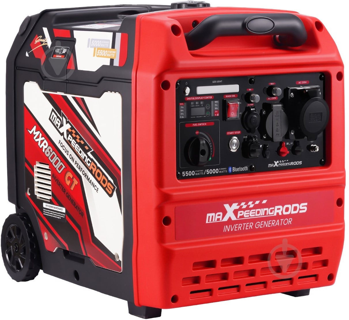 Генератор інверторний MaXpeedingRODS 5 кВт / 5,5 кВт MXR6000GT - фото 1