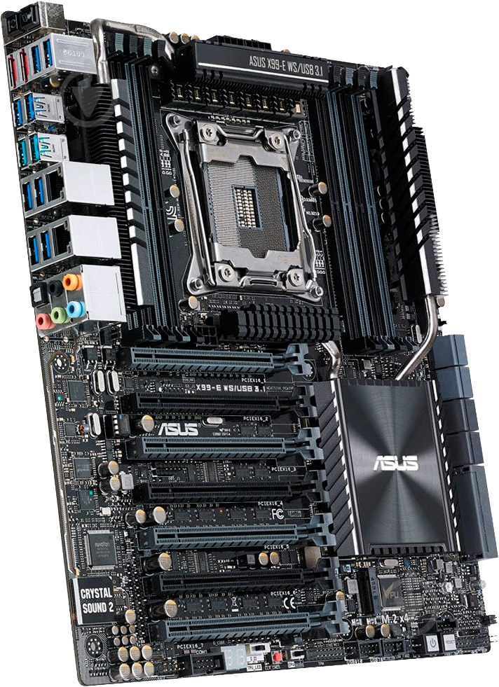 Материнская плата Asus X99-E_WS/USB3.1 (Socket 2011-3, Intel X99, CEB) - фото 2 Материнская плата Asus X99-E_WS/USB3.1 (Socket 2011-3, Intel X99, CEB) - фото 2