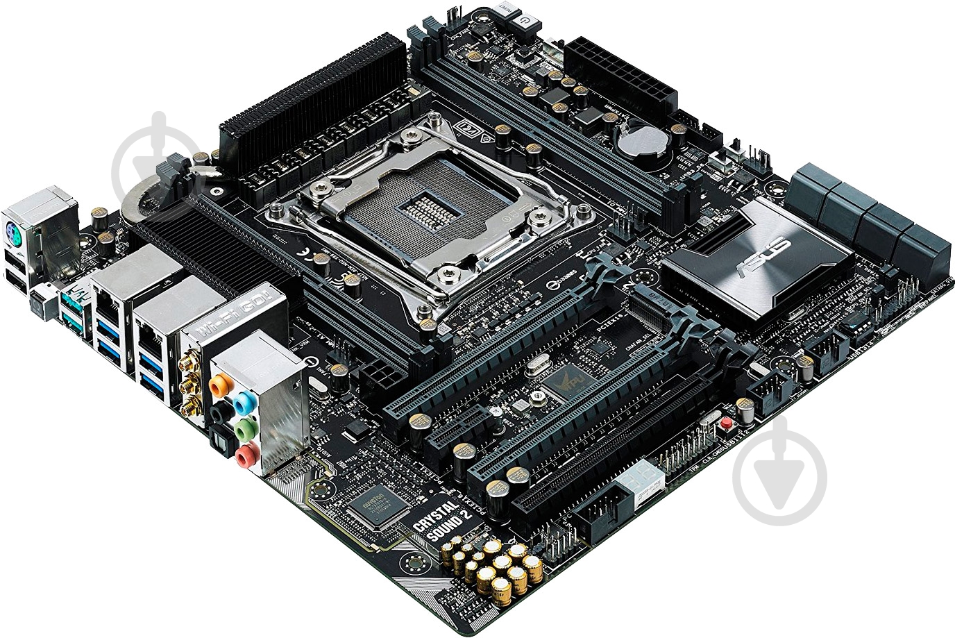 Материнская плата Asus X99-M-WS (Socket 2011-3, Intel X99, mirco ATX) - фото 3 Материнская плата Asus X99-M-WS (Socket 2011-3, Intel X99, mirco ATX) - фото 3