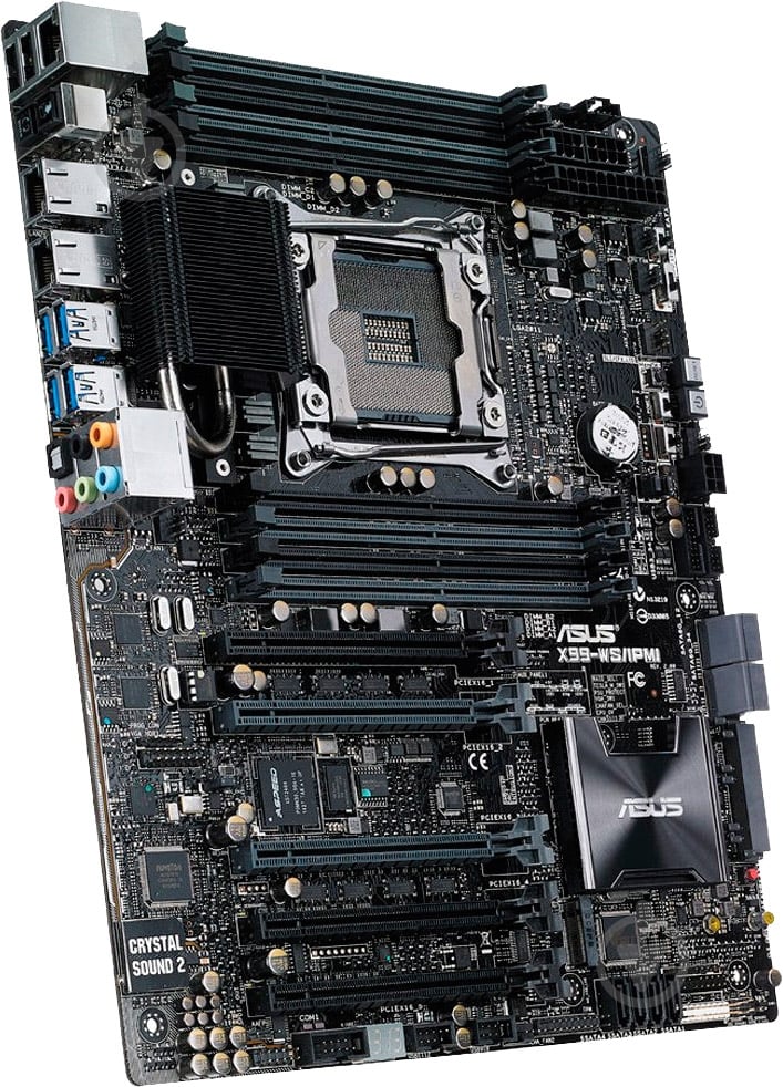 Материнська плата Asus X99-WS/IPMI (Socket 2011-3, Intel X99, ATX) - фото 2 Материнська плата Asus X99-WS/IPMI (Socket 2011-3, Intel X99, ATX) - фото 2
