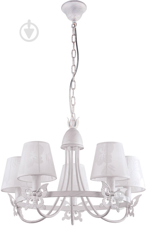 Люстра подвесная LuminArte Bozhur 5x60 Вт E14 белый Bozhur-CL60E14*5WH - фото 1