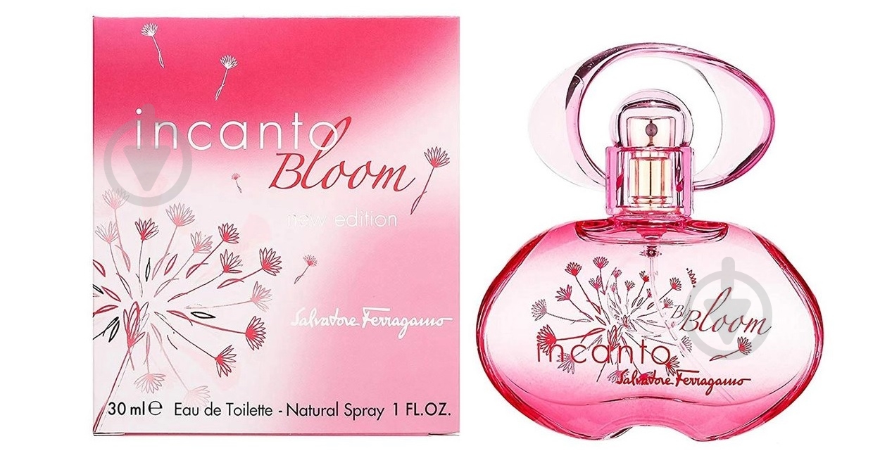 Туалетная вода Salvatore Ferragamo Incanto Bloom New Edition 30 мл - фото 1 Туалетная вода Salvatore Ferragamo Incanto Bloom New Edition 30 мл - фото 1