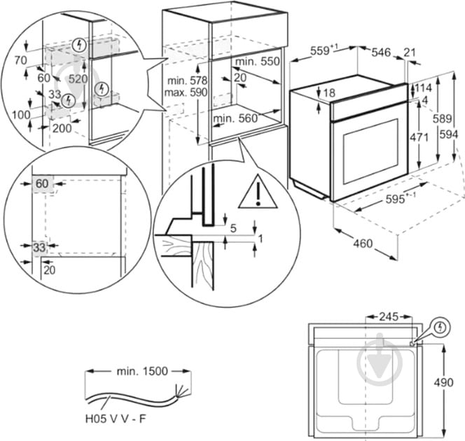 Духовой шкаф AEG BPE748380M - фото 8