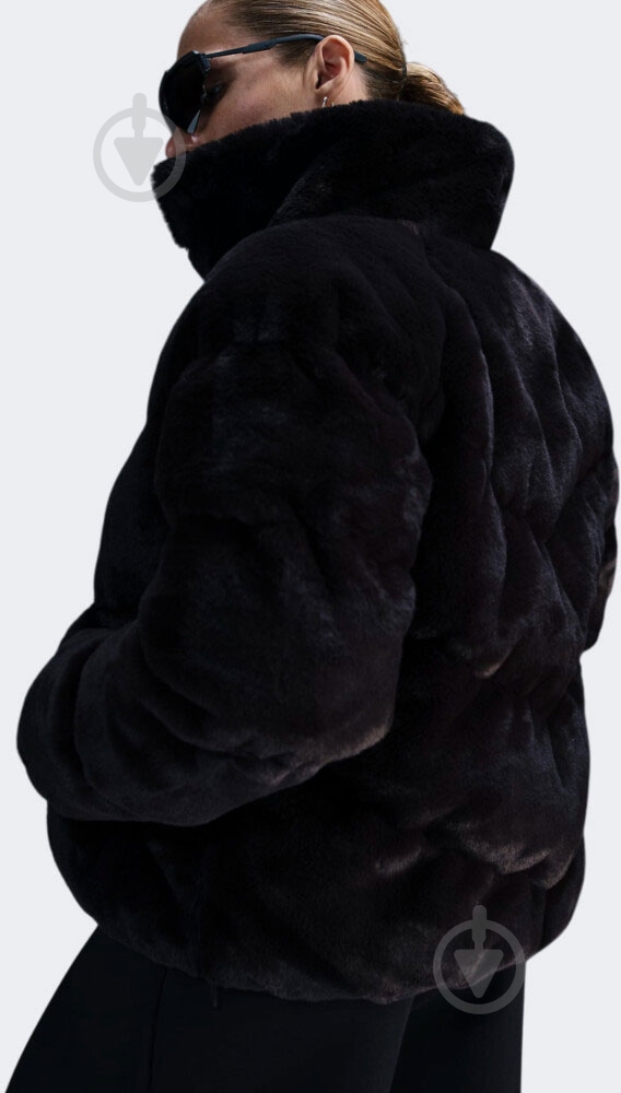 Куртка женская зимняя Nike NSSYNFL NK WPFR OS FUR JKT FV8005-010 р.XS черная - фото 3