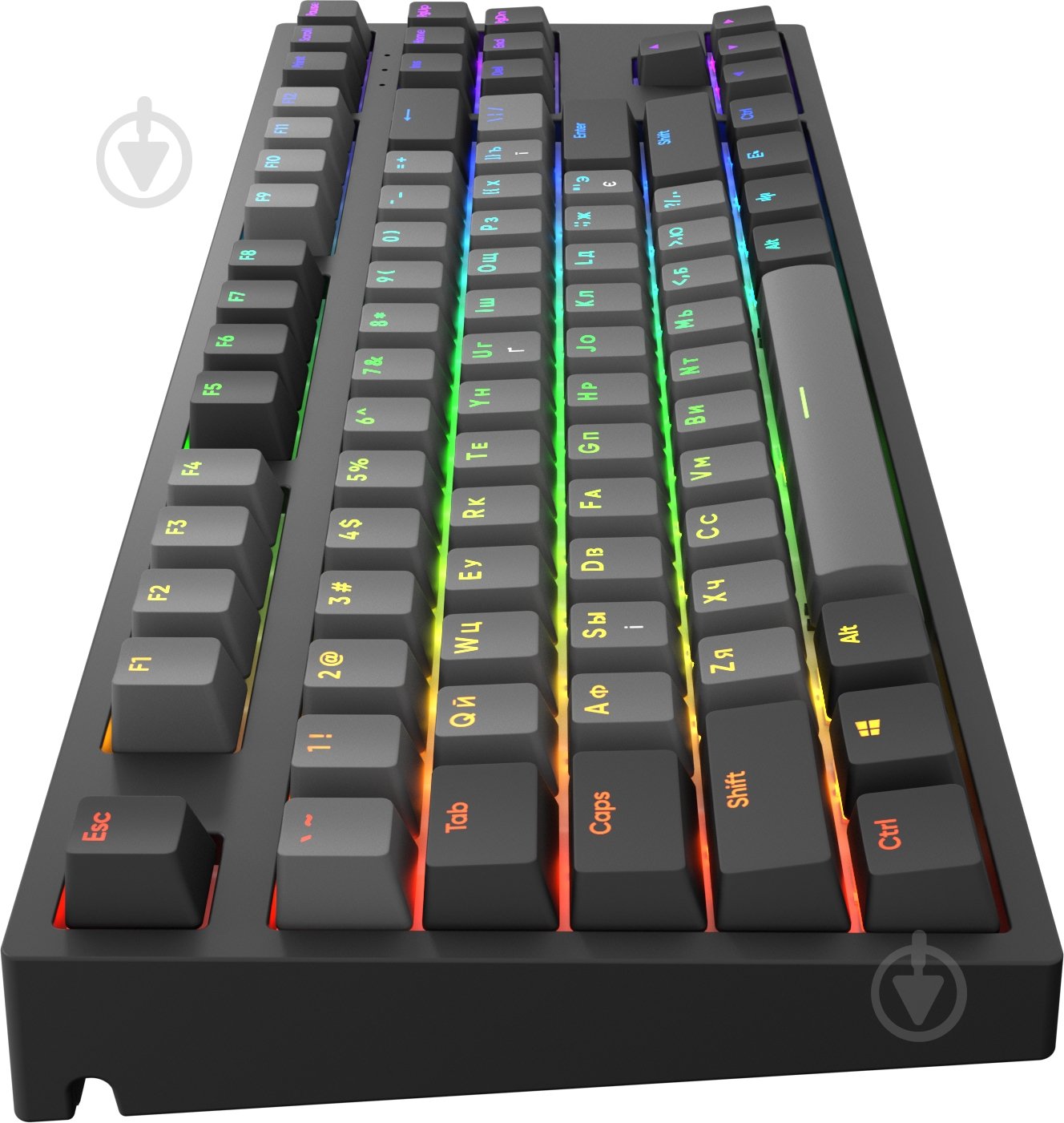 Клавіатура ігрова Dark Project One KD87A PBT Gateron Mechanical Yellow (DPO-KD-87A-004100-GYL) - фото 2