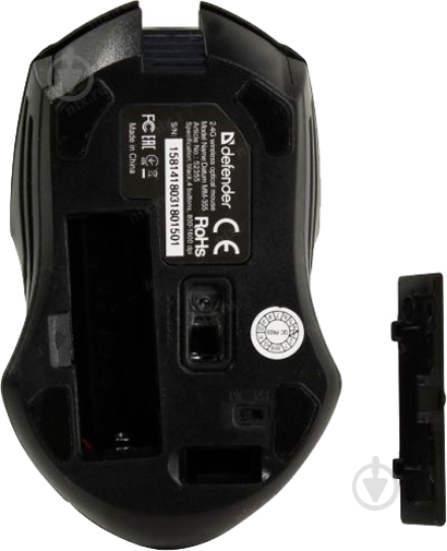 Миша Defender Datum MM-355 (52355) black - фото 6