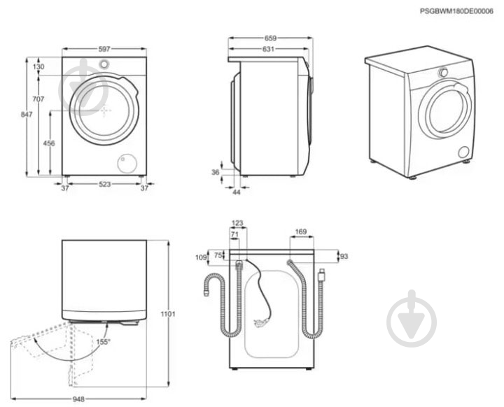 Стиральная машина с сушкой AEG - фото 5