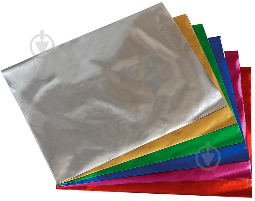 Бумага цветная металлизированная А4, 10 цветов, 10 листов 1 вересня - фото 2 Бумага цветная металлизированная А4, 10 цветов, 10 листов 1 вересня - фото 2