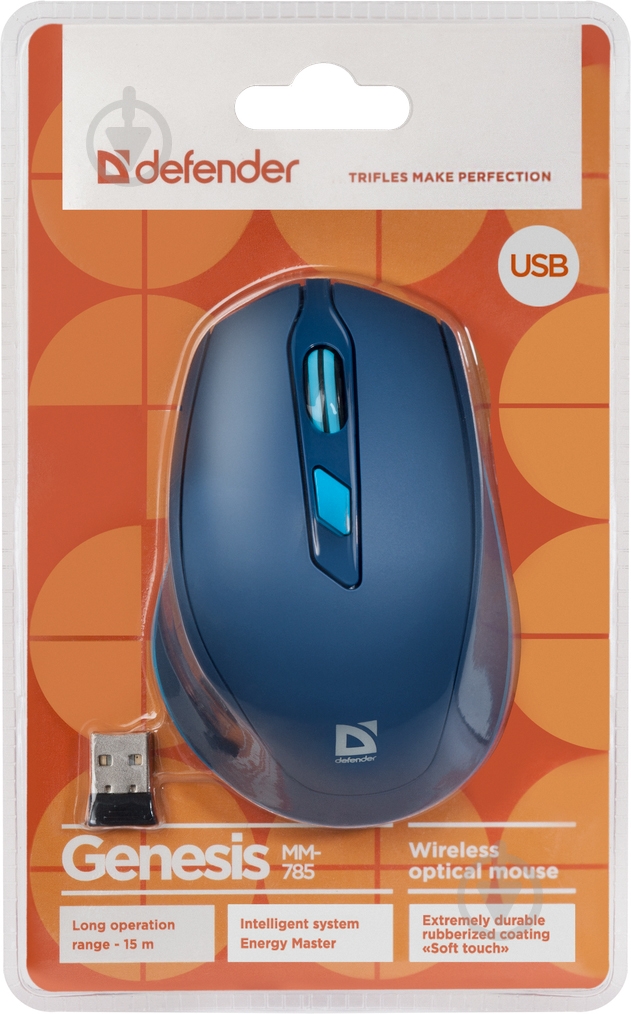 Мышь Defender Genesis MB-785 (52786) blue - фото 10