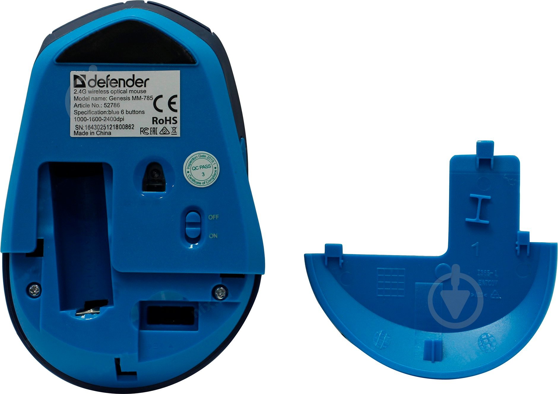 Мышь Defender Genesis MB-785 (52786) blue - фото 8