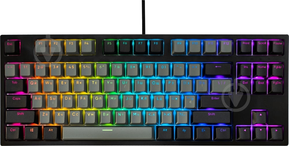 Клавіатура ігрова Dark Project Pro KD87A PBT Gateron Mechanical Teal (DP-KD-87A-004100-GTC) - фото 1