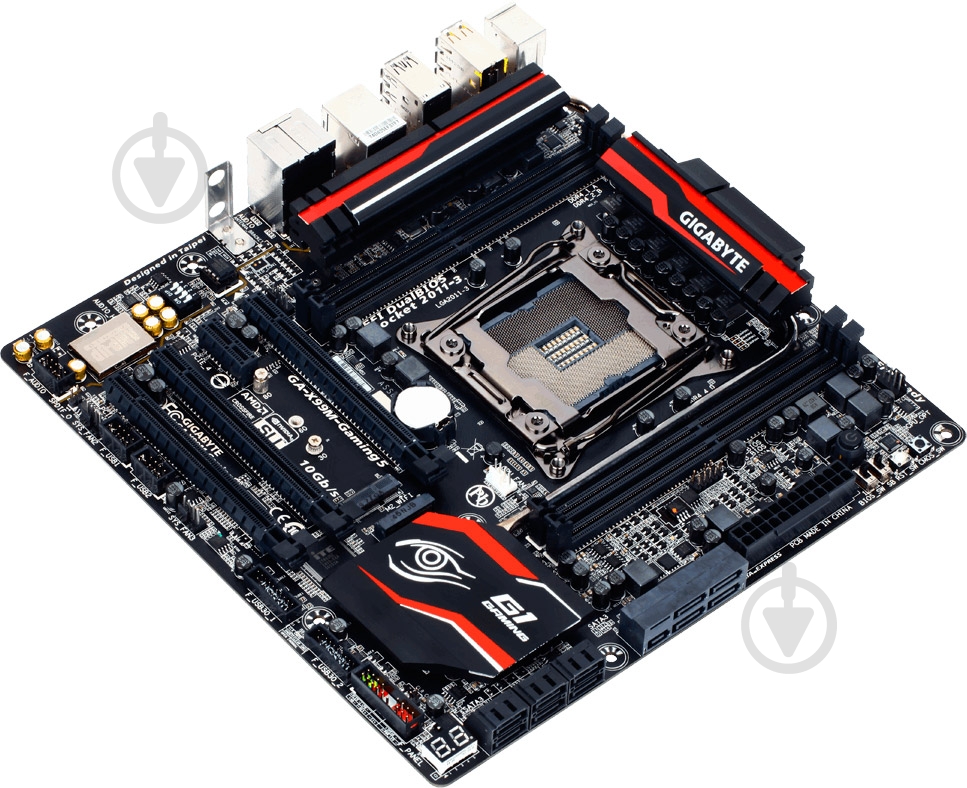 Материнская плата Gigabyte GA-X99M-Gaming_5 (Socket 2011-3, Intel X99, mirco ATX) - фото 3