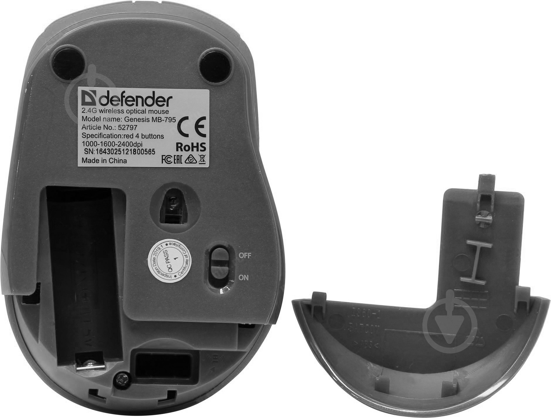 Мышь Defender Genesis MB-795 (52797) black - фото 7