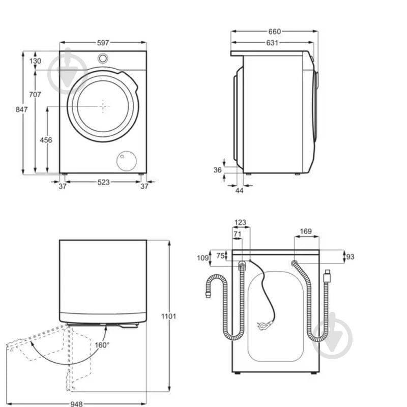 Пральна машина AEG LFR95166UU - фото 2