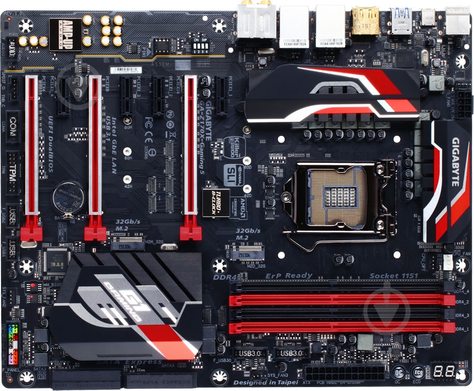 Материнская плата Gigabyte GA-Z170X-Gaming_5 (Socket 1151, Intel Z170, ATX) - фото 1 Материнская плата Gigabyte GA-Z170X-Gaming_5 (Socket 1151, Intel Z170, ATX) - фото 1