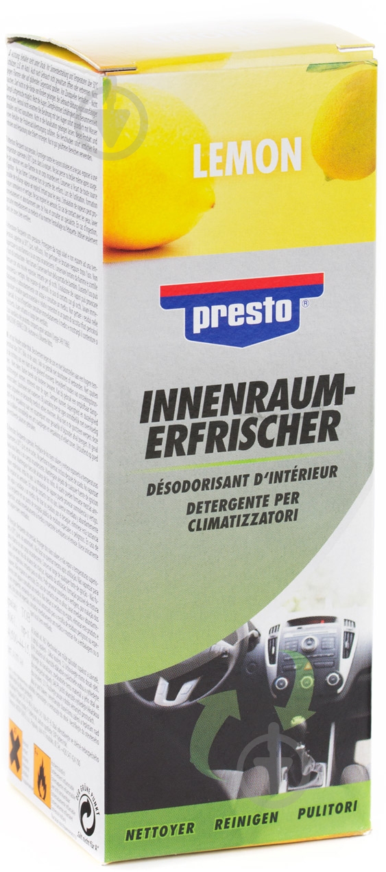 Очиститель кондиционера PRESTO лимон - фото 2