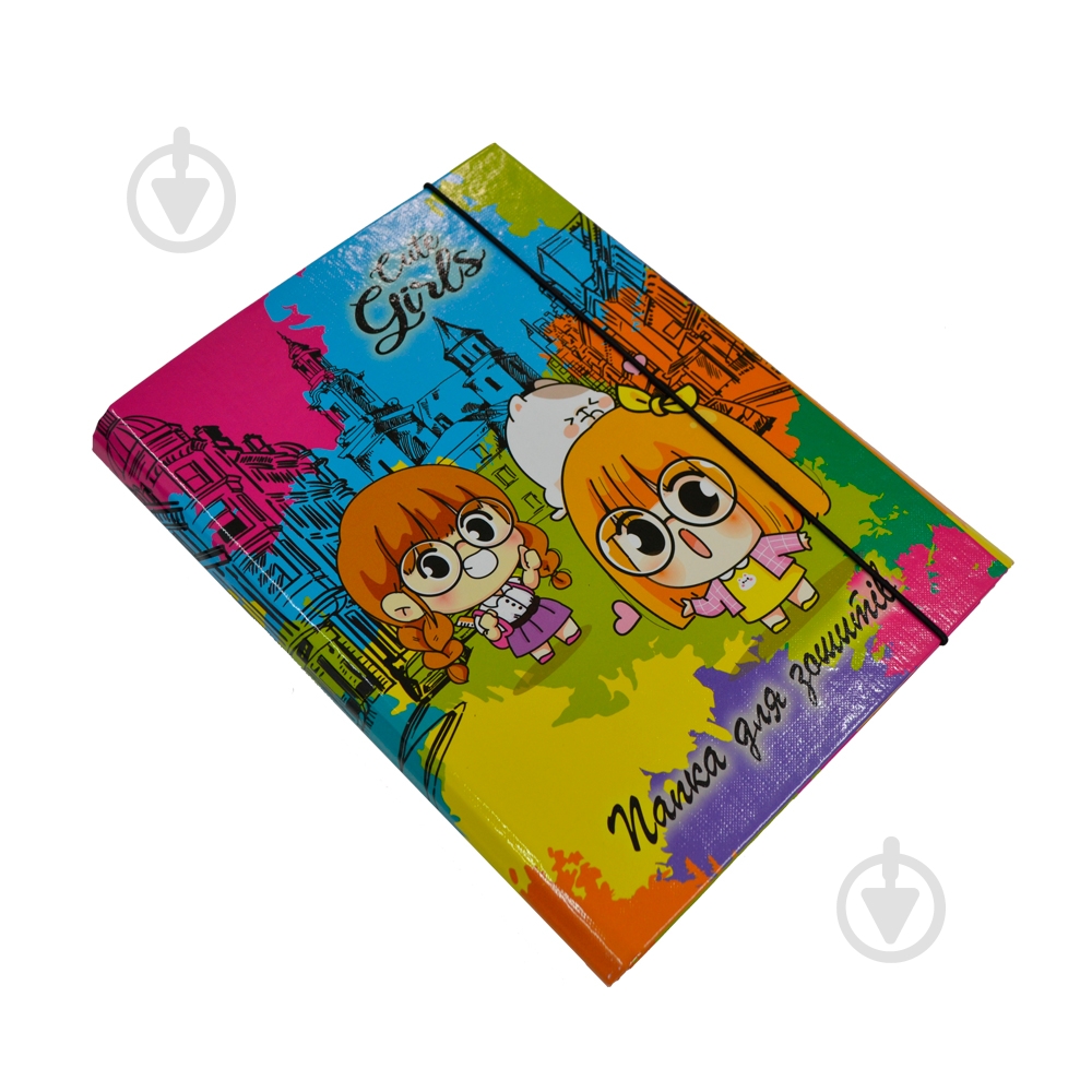 Папка для зошитів Cute B5 на резинці iTEM - фото 1