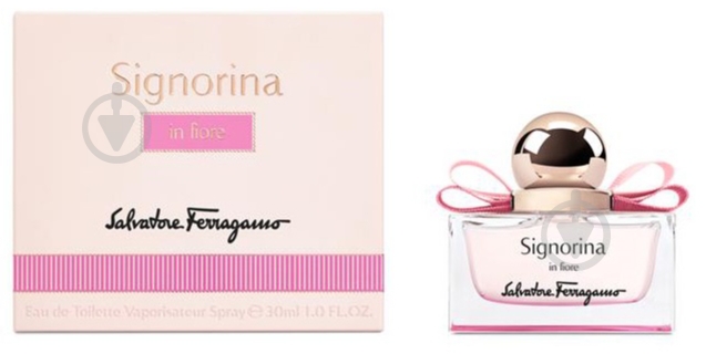 Туалетна вода Salvatore Ferragamo Signorina In Fiore 30 мл - фото 1 Туалетна вода Salvatore Ferragamo Signorina In Fiore 30 мл - фото 1