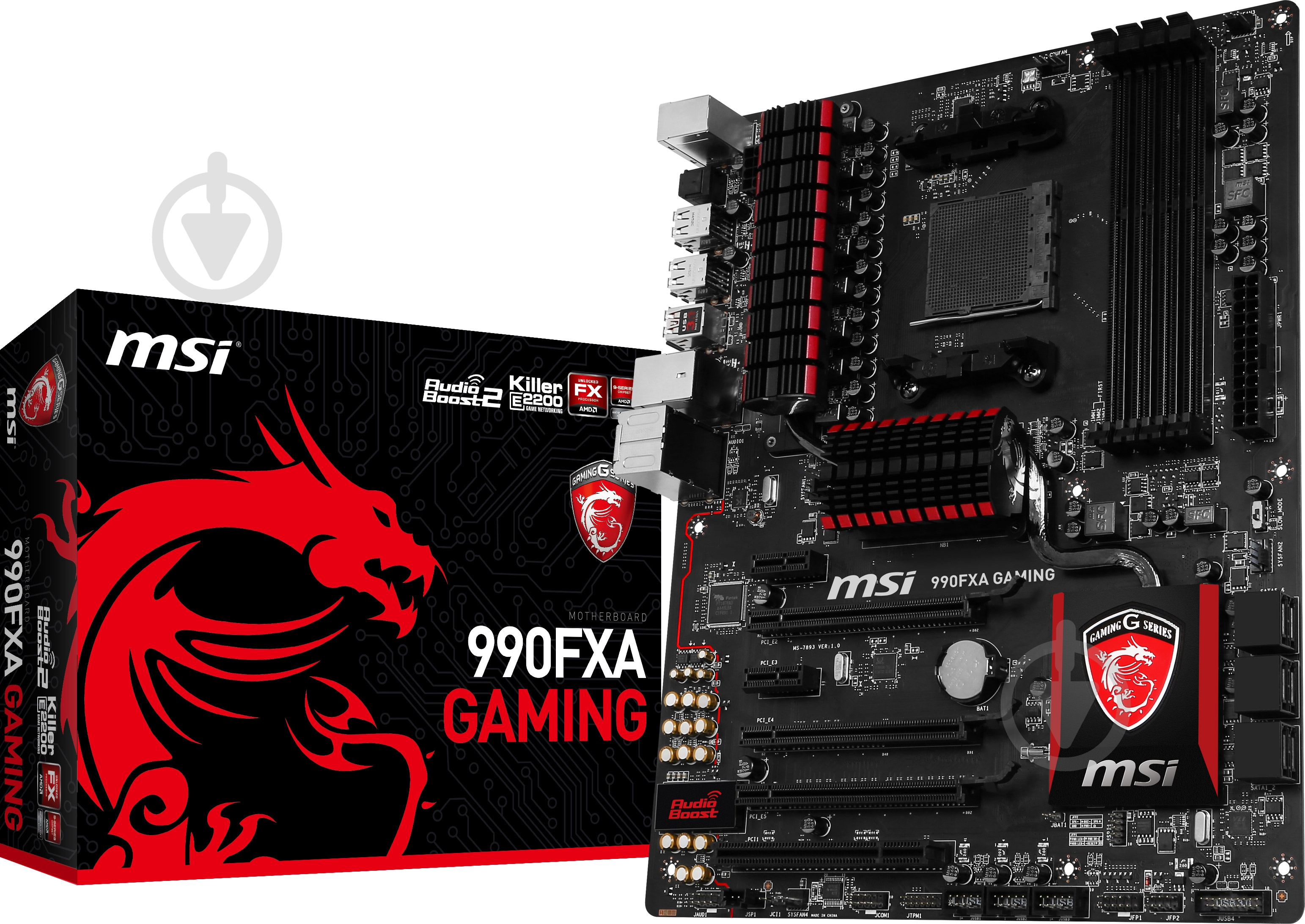 Материнська плата MSI 990FXA_GAMING (Socket AM3+, AMD 990FX, ATX) - фото 6 Материнська плата MSI 990FXA_GAMING (Socket AM3+, AMD 990FX, ATX) - фото 6
