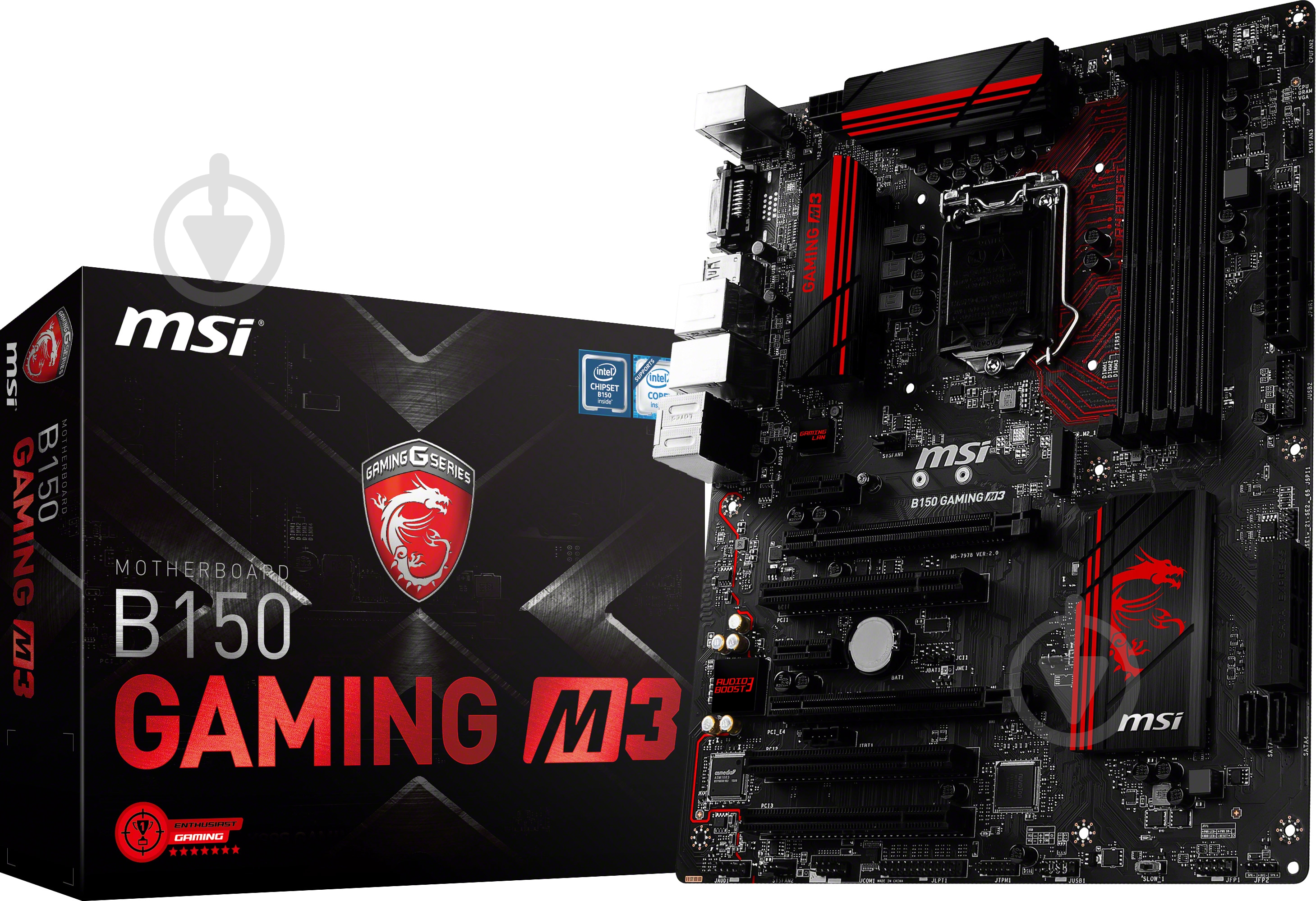 Материнская плата MSI B150_GAMING_M3 (Socket 1151, Intel B150, ATX) - фото 6