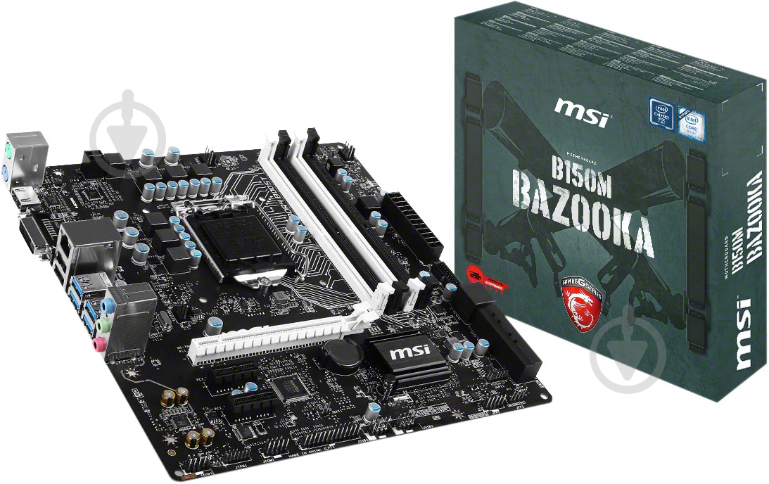 Материнская плата MSI B150M_BAZOOKA (Socket 1151, Intel B150, mirco ATX) - фото 5