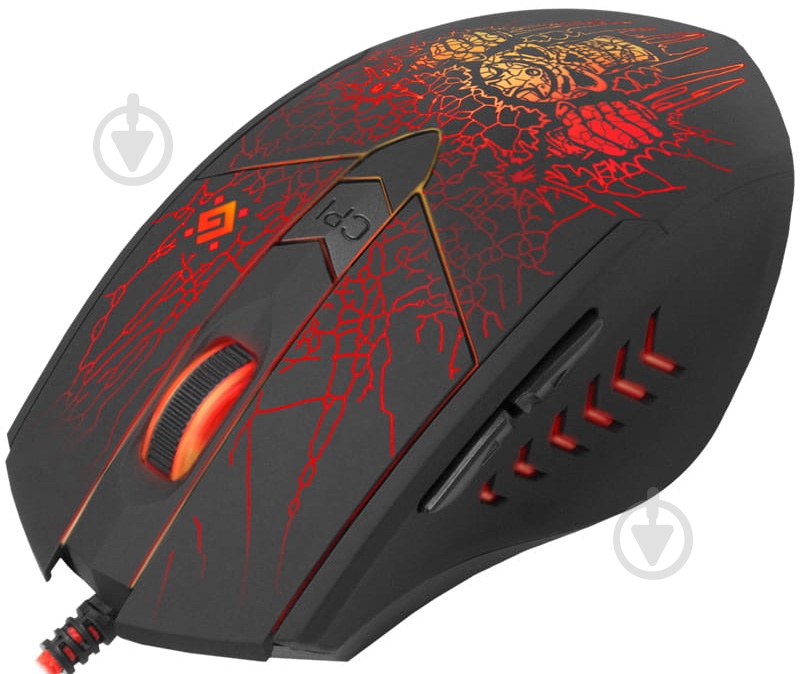 Мишка Defender Doom Fighter GM-260L (+килимок) black - фото 9 Мишка Defender Doom Fighter GM-260L (+килимок) black - фото 9