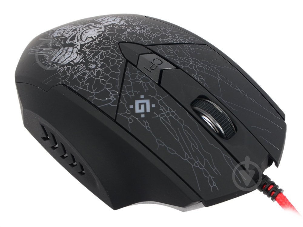 Мишка Defender Doom Fighter GM-260L (+килимок) black - фото 4 Мишка Defender Doom Fighter GM-260L (+килимок) black - фото 4