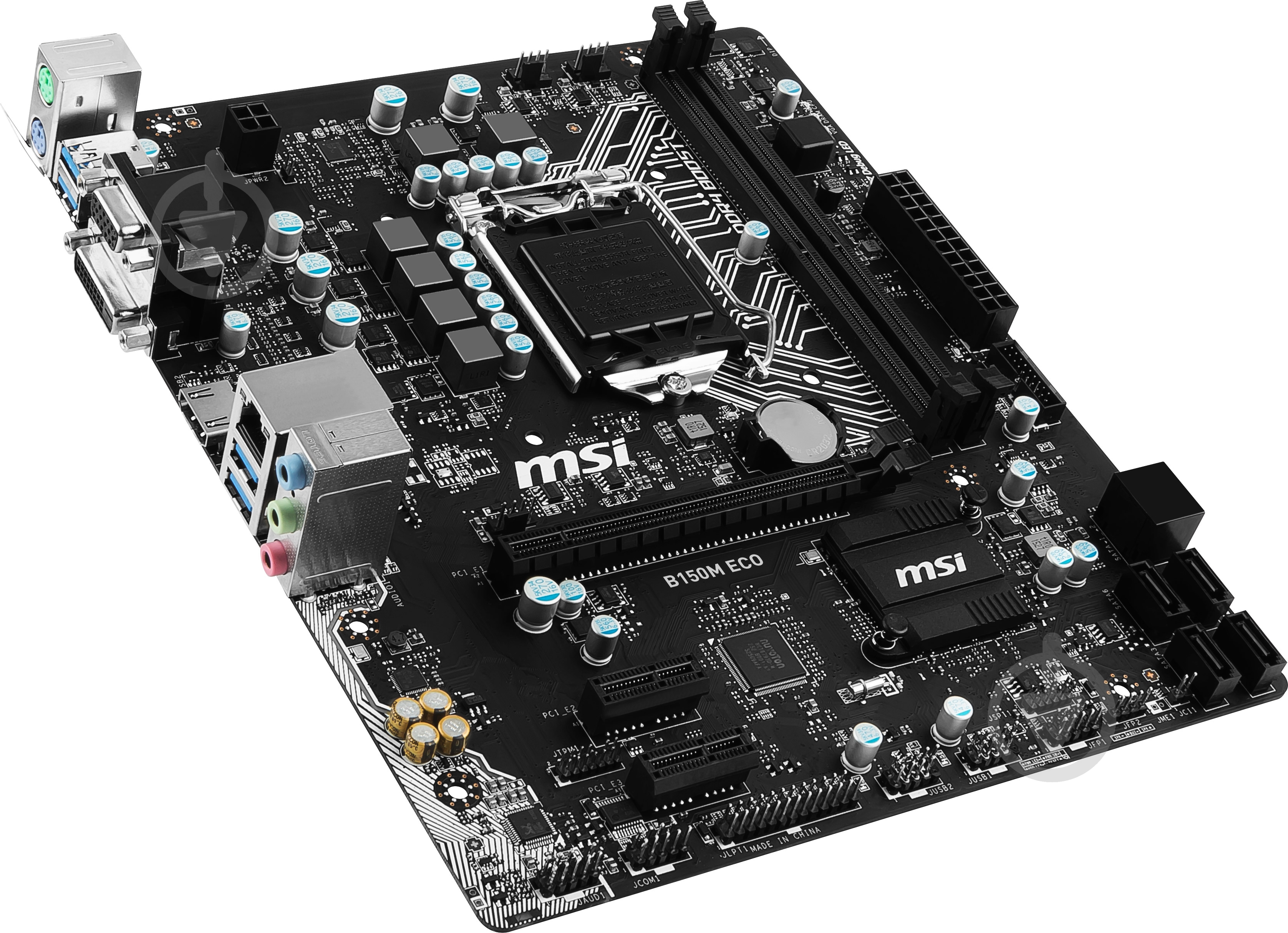 Материнская плата MSI B150M_ECO (Socket 1151, Intel B150, mirco ATX) - фото 2 Материнская плата MSI B150M_ECO (Socket 1151, Intel B150, mirco ATX) - фото 2