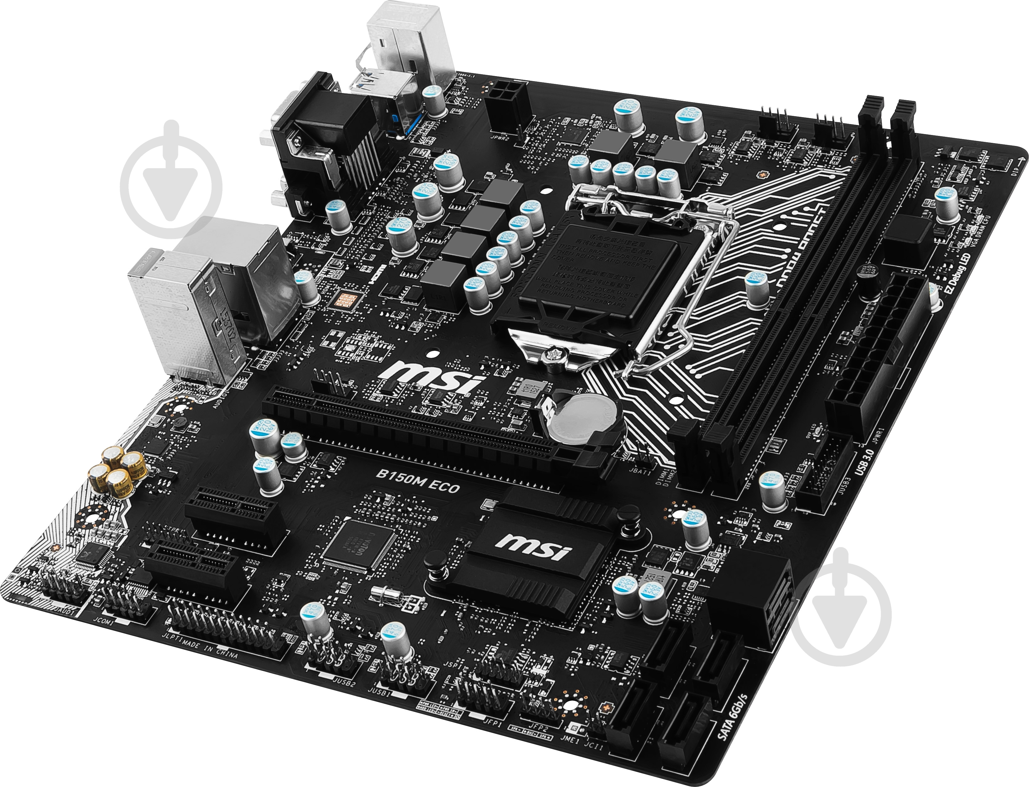 Материнская плата MSI B150M_ECO (Socket 1151, Intel B150, mirco ATX) - фото 3 Материнская плата MSI B150M_ECO (Socket 1151, Intel B150, mirco ATX) - фото 3