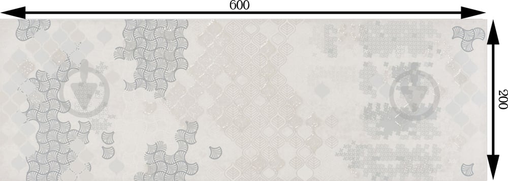 Декор Cersanit Samira inserto patchwork 20x60 см - фото 2 Декор Cersanit Samira inserto patchwork 20x60 см - фото 2
