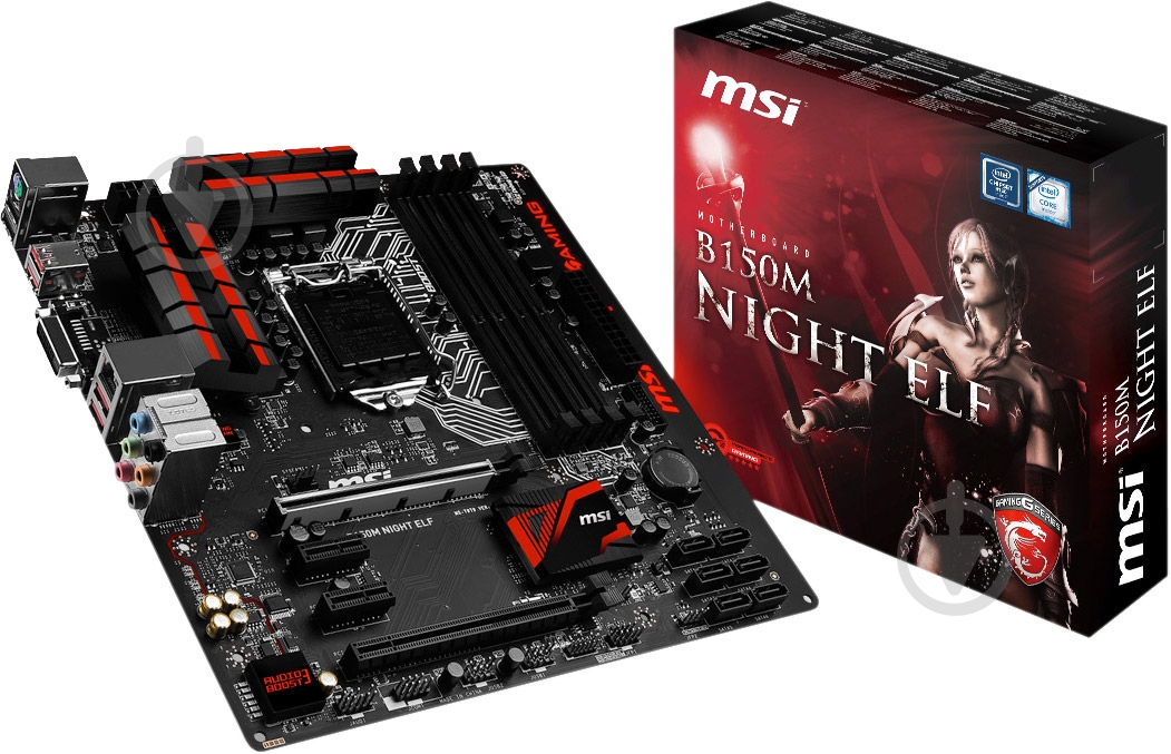 Материнская плата MSI B150M_NIGHT_ELF (Socket 1151, Intel B150, mirco ATX) - фото 5